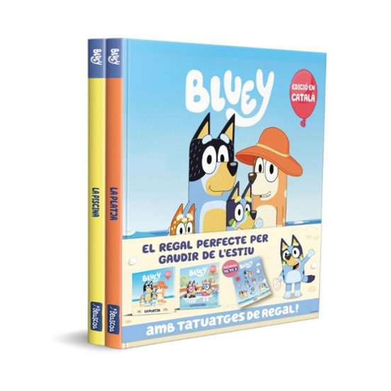 Bluey. Un conte - A la platja! A la piscina! Pack amb dos llibres de Bluey per gaudir de l'estiu