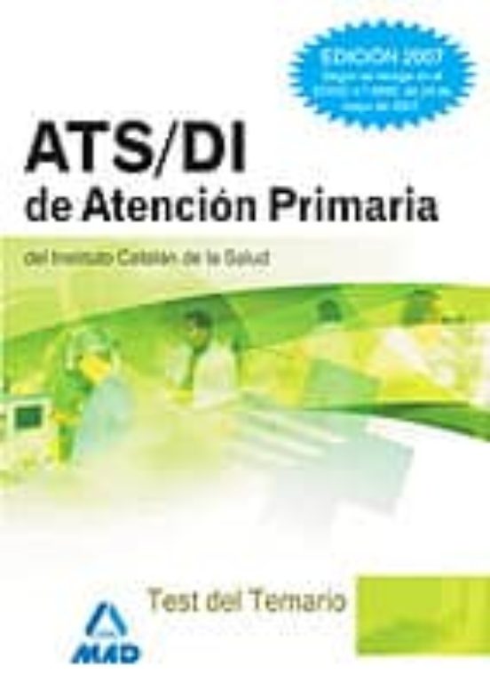 Ats/di De Atencion Primaria Del Instituto Catalan De La Salud. Te St D