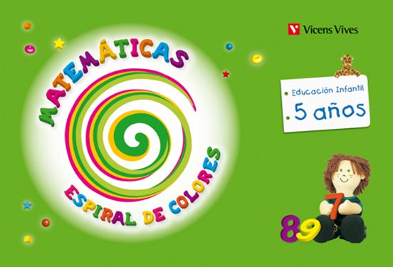 Espiral De Colores. Matemáticas 5 Años Infantil