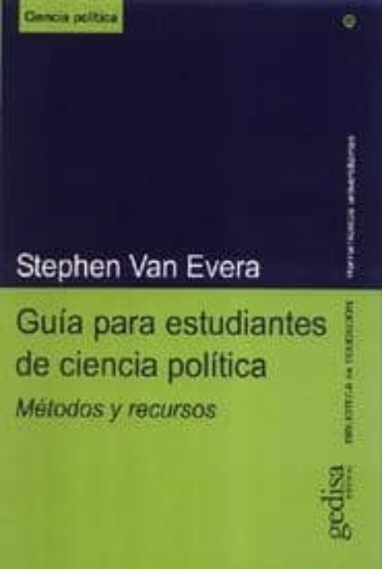 Guia Para Estudiantes De Ciencia Politica: Metodos Y Recursos