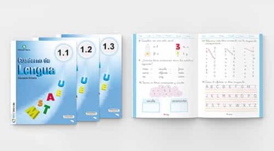 Cuadernos De Lengua 1º Educacion Primaria. Todos A Una 3 Titulos Trim