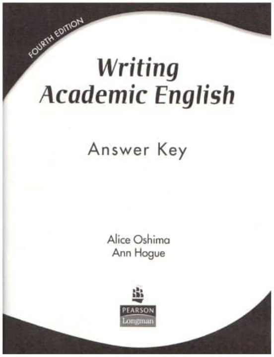 Writing Academic English Answer Key