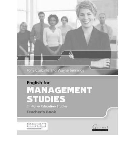 Managemen Studies Teacher S Book