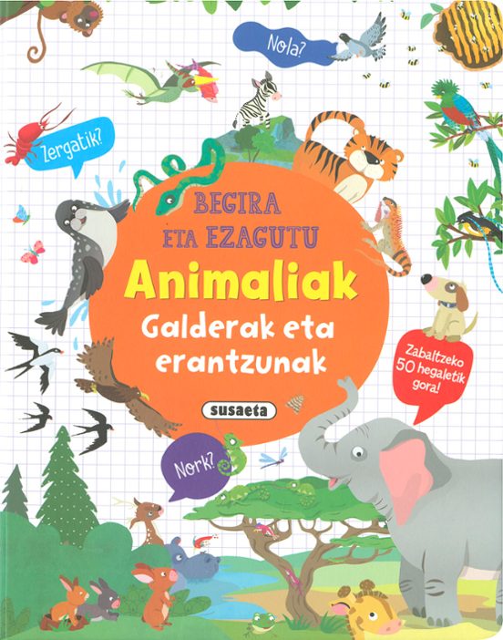 Animaliak Galderak Eta Erantzunak