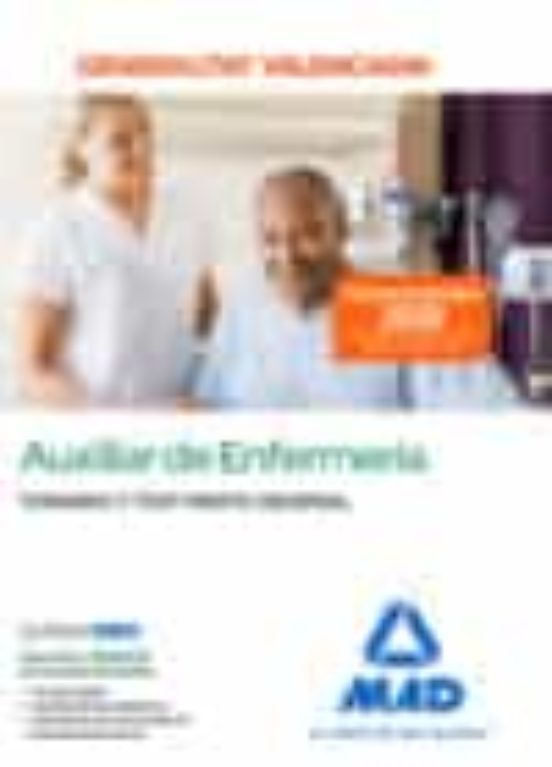 Auxiliar De Enfermería De La Administración De La Generalitat Valencia