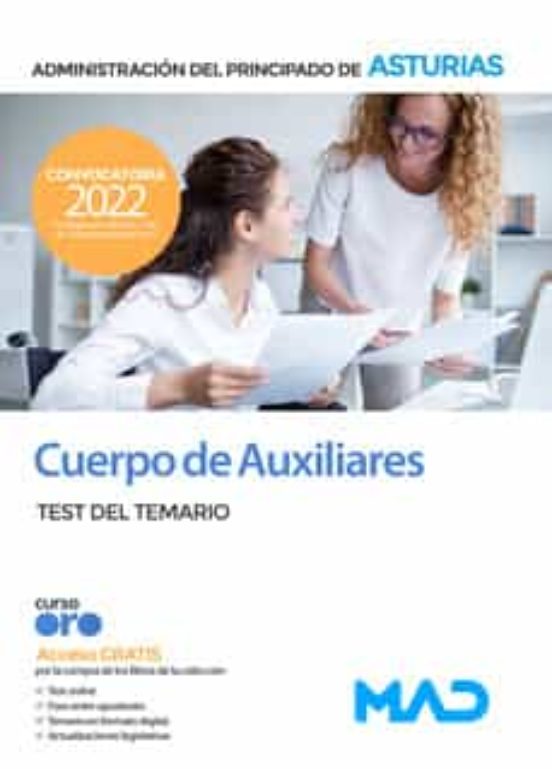 Test Auxiliar Administrativo De La Administracion Del Principado De As