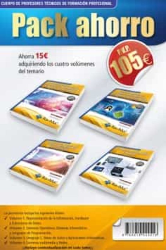 Pack Ahorro - Oposiciones Cuerpo De Profesores De Enseñanza Secundaria. Sistemas Y Aplicaciones Informáticas