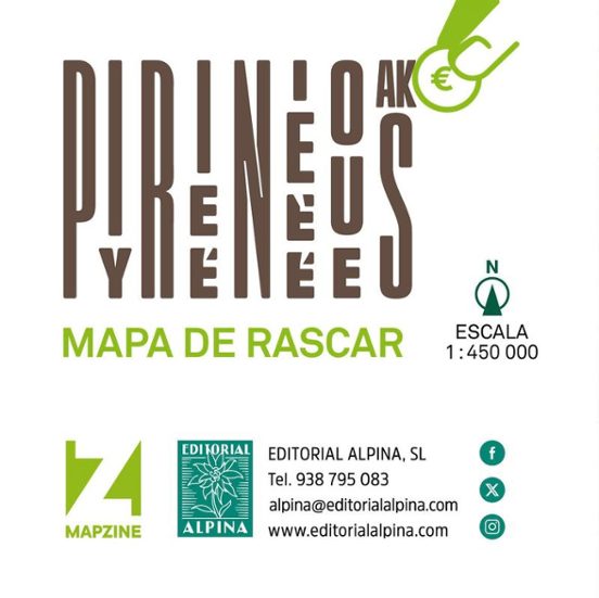 Pirineos – Mapa De Rascar