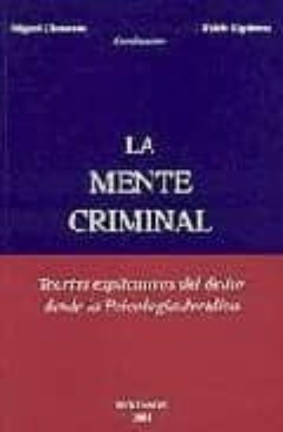 La Mente Criminal: Teorias Explicativas Del Delito Desde La Psico Logi