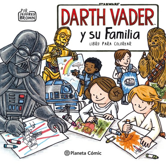 Star Wars Darth Vader Y Su Familia Coloring Book