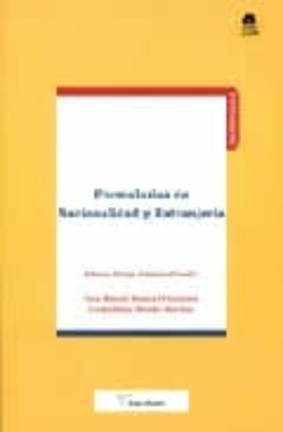 Formularios De Nacionalidad Y Extranjeria.