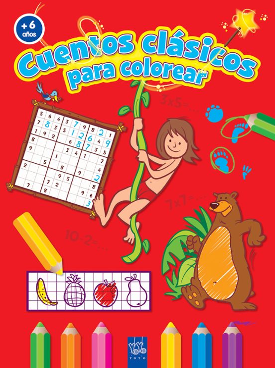 Cuentos Clasicos Para Colorear El Libro De La Selva
