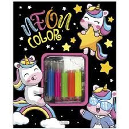 Unicornios Set Neón Color