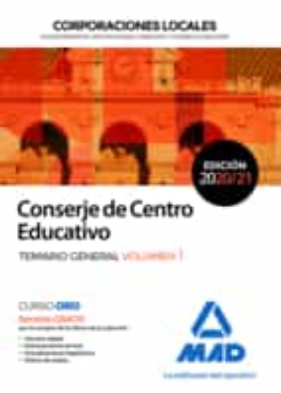 Conserje De Centro Educativo De Corporaciones Locales. Temario General Volumen 1