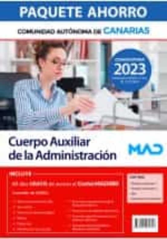 Paquete Ahorro Cuerpo Auxiliar. Comunidad Autónoma De Canarias
