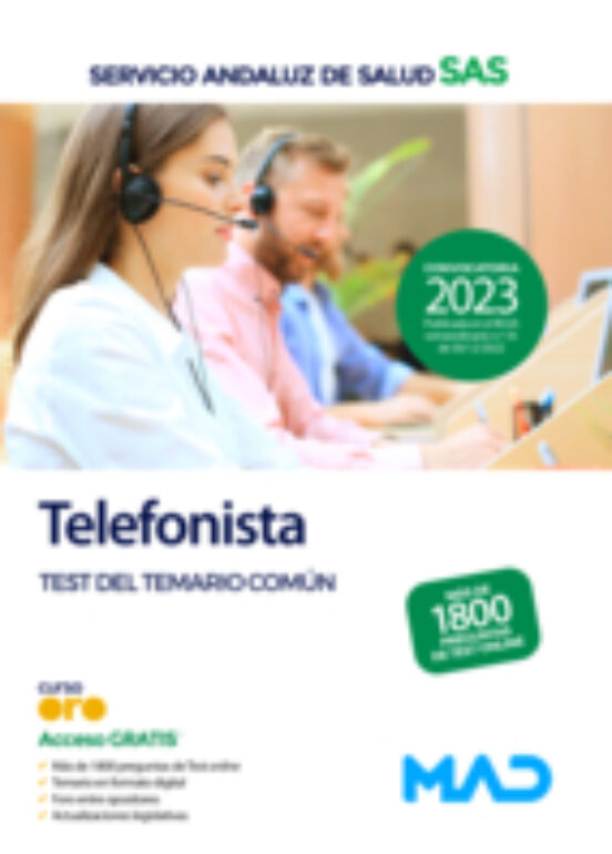 Telefonista. Test Común: Servicio Andaluz De Salud