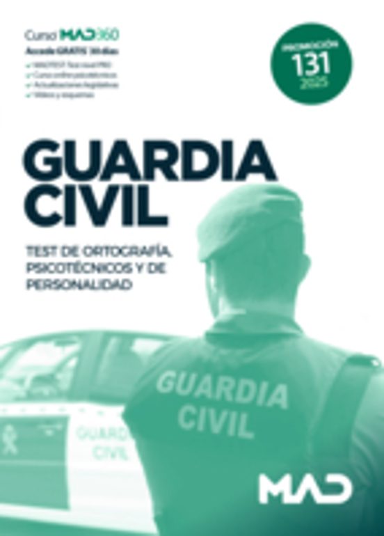 Guardia Civil Promoción 131. Test De Ortografía Psicotécnicos Y Person