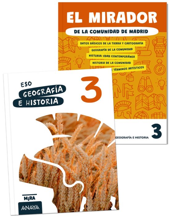 Geografía e Historia 3º ESO + el Mirador de la Comunidad de Madrid