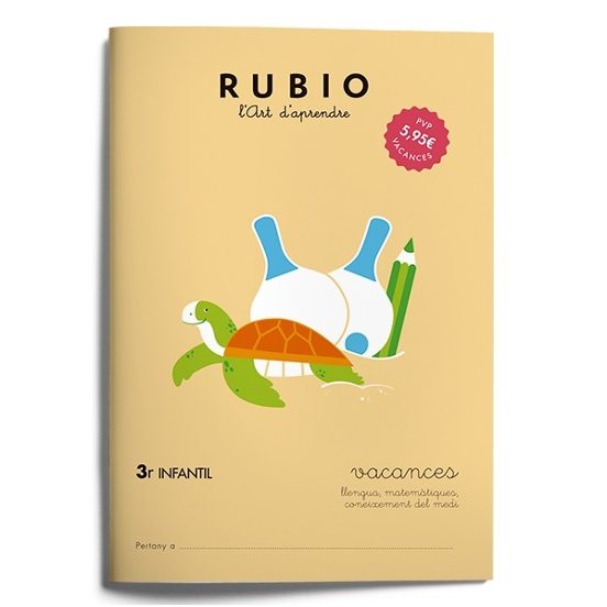 Rubio. L Art D Aprendre. Vacances 3 Anys Infantil