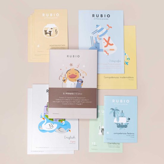 Pack De 10 Cuadernos Rubio 5º Primaria