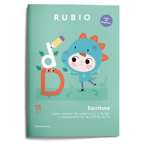 Escritura Con Letra De Imprenta . Vol. 1