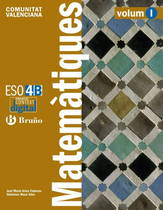 Contextdigital Matemàtiques 4 B ESO Comunitat Valenciana Educación Sec