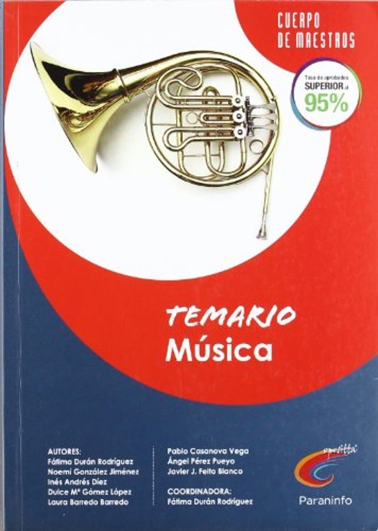 Temario de Educacion Musical para Opositores al Cuerpo de Maestro S