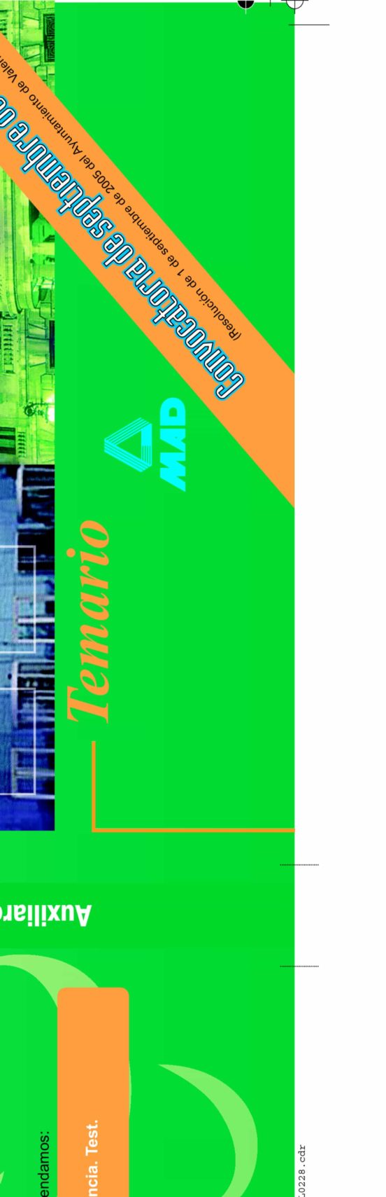 Auxiliares De Servicios Del Ayuntamiento De Valencia. Temario