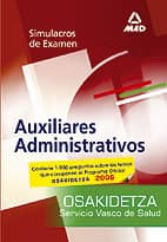 Auxiliares Administrativos Del Servicio Vasco De Salud-osakidetza : Si