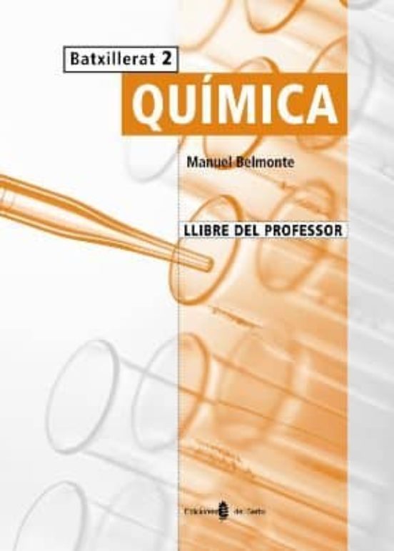 Química. Segon Curs. Llibre Del Professor Catala