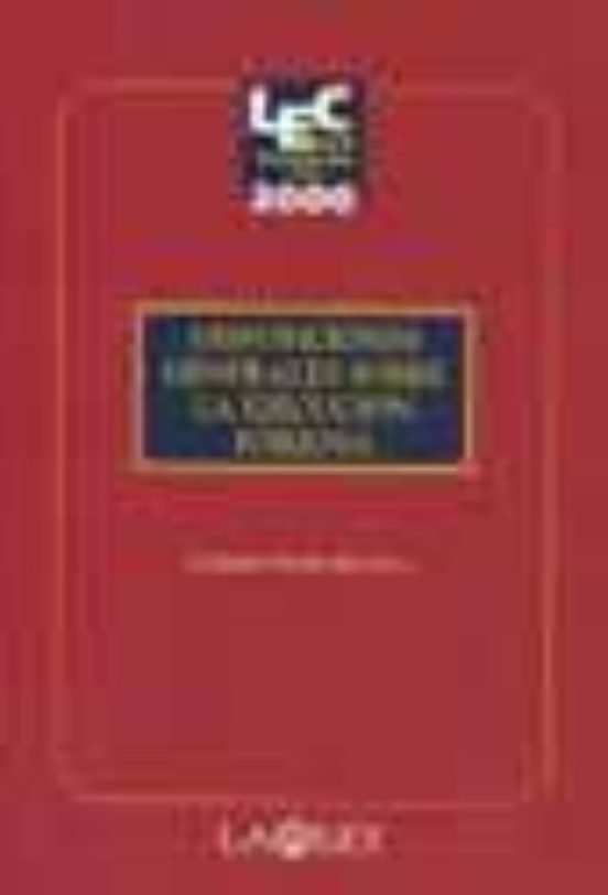 Disposiciones Generales Sobre La Ejecución Forzosa