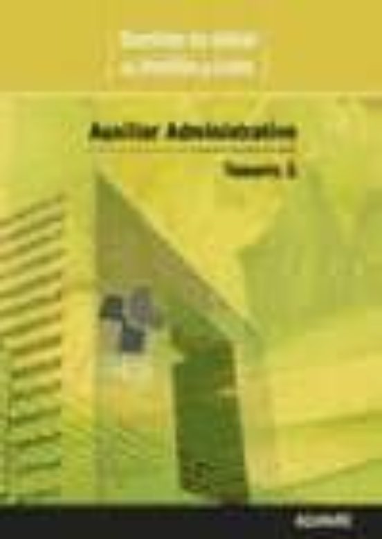 Auxiliar Administrativo Del Servicio De Castilla Y Leon: Temario 2