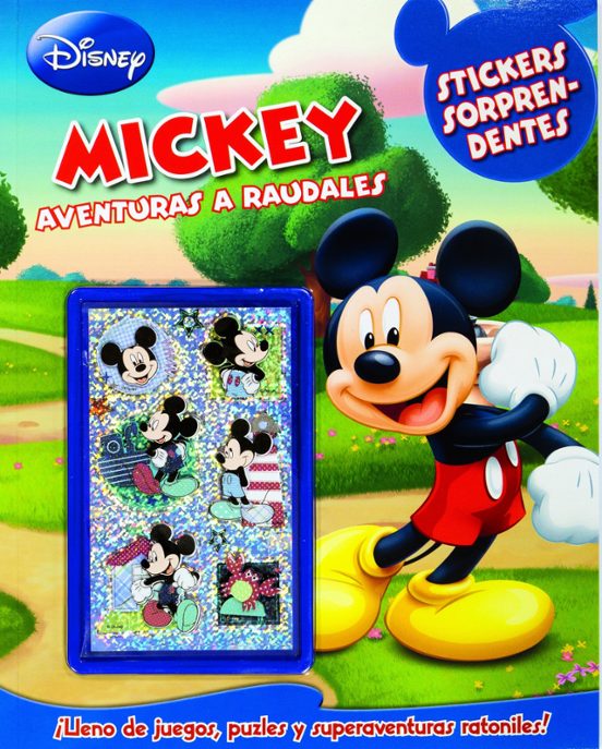 Mickey Mouse. Actividades Con Adhesivos Especiales. Aventuras A R Auda