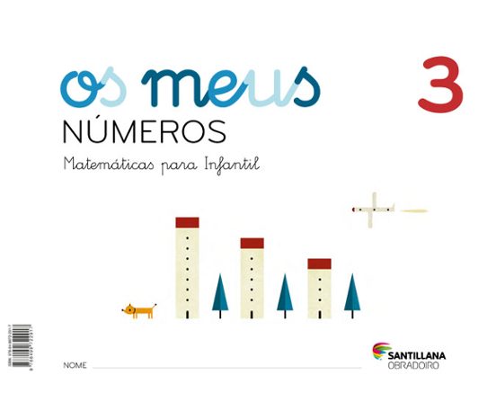 Os Meus Numeros 3 Educacion Infantil 4 Años Gallego Ed 2017
