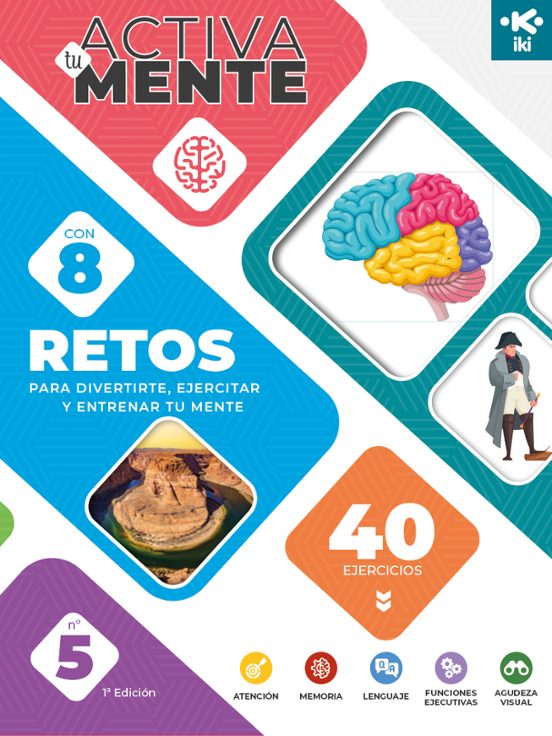 Iki Activa Tu Mente: Retos 5. 8 Retos Con 40 Ejercicios