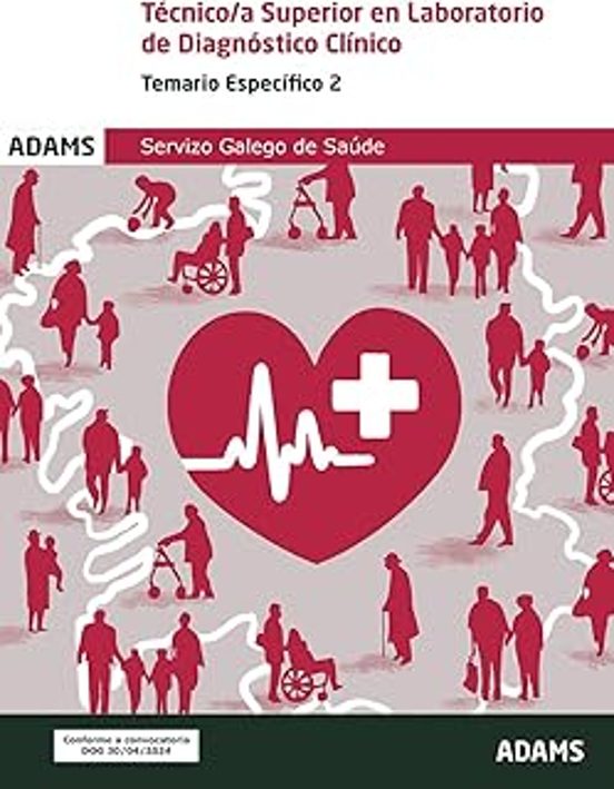 Temario Específico 2 Técnico Superior En Laboratorio De Diagnóstico Clínico Servizo Galego De Saúde