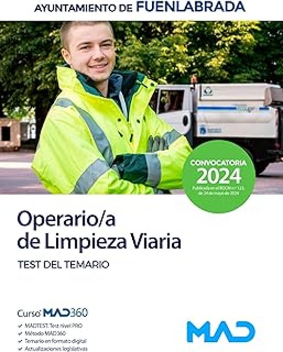 Operario De Limpieza Viaria Del Ayuntamiento De Fuenlabrada. Test Del