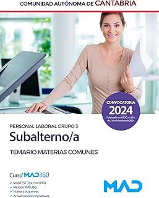 Agrupacion Profesional De Subalternos De La Comunidad Autonoma De Cant