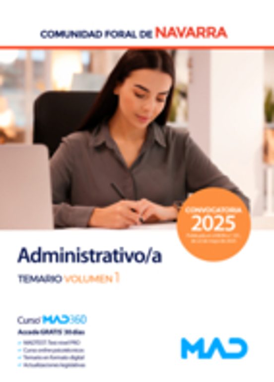 Administrativo/a Temario Volumen 1