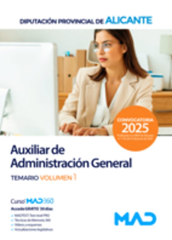 Auxiliar De Administración General. Diputación Provincial De Alic Ante