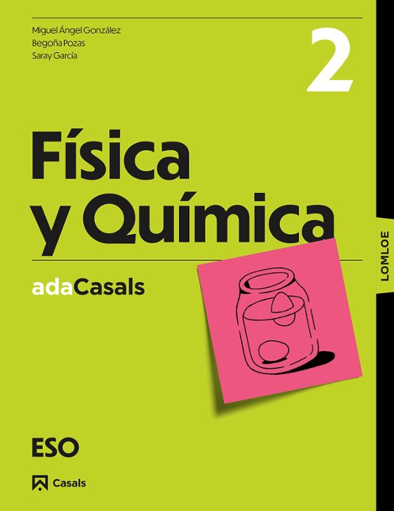 Física Y Química 2º Eso Ada Codigo Abierto Lomloe Mec Ed 2023