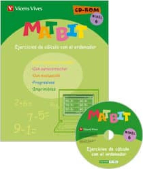 Matbit Nivel 6 + Cd-Rom 6º Primaria