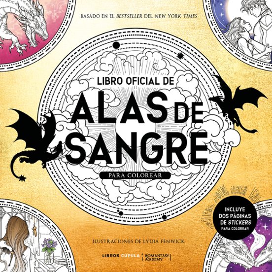 Libro oficial de Alas de Sangre para colorear