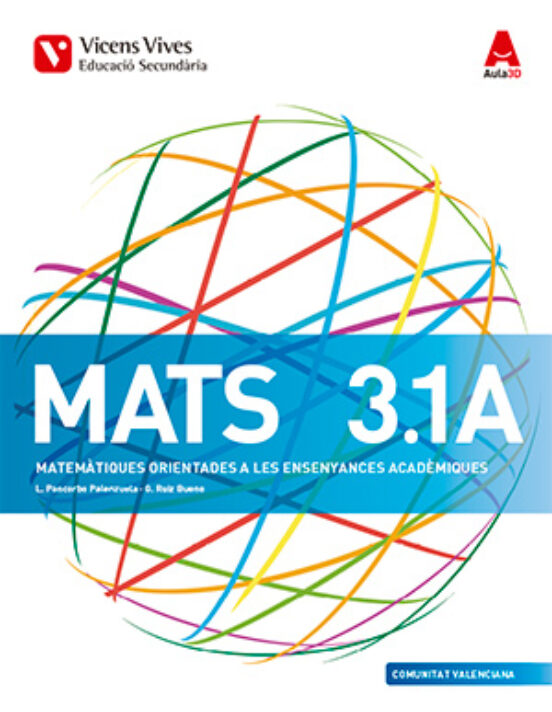 Mats 3. Matemàtiques. Ctat. Valenciana. Llibre 1A 2A i 3A. 3