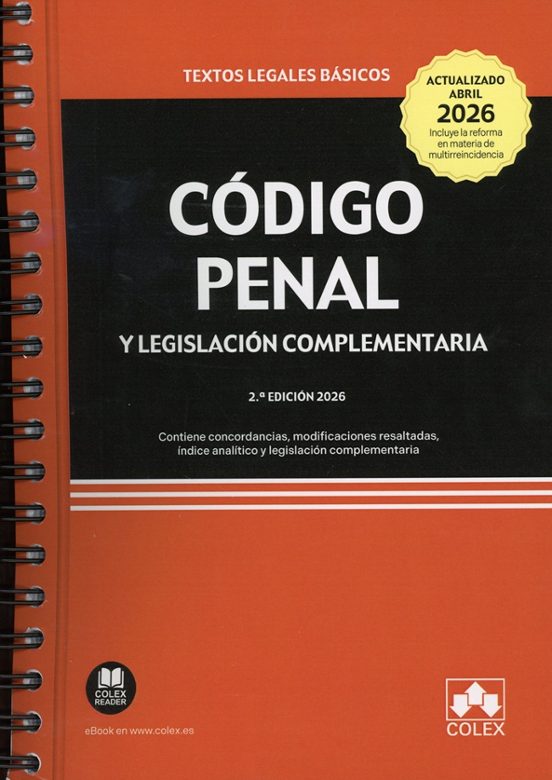 Código Penal Y Legislación Complementaria 2026