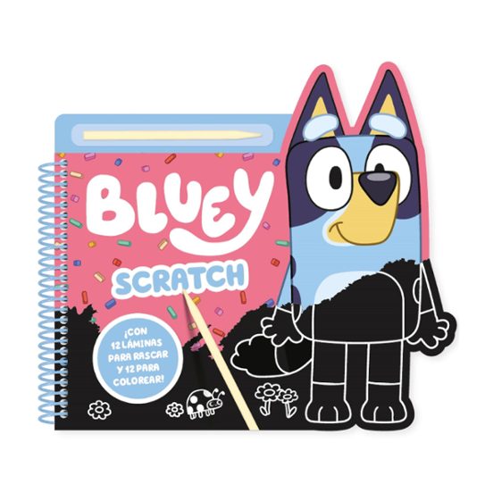 Bluey. Libro De Scratch. 12 Láminas