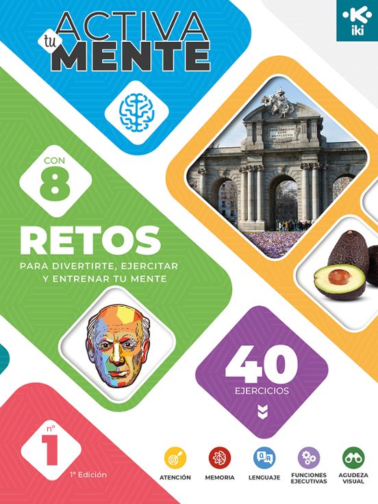 Iki Activa Tu Mente: Retos 1. 8 Retos Con 40 Ejercicios