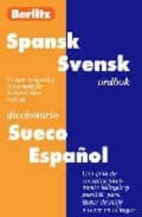 Diccionario Sueco/español - Ordbok Spansk/svensk