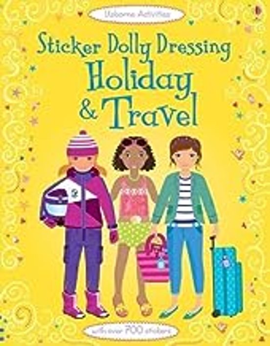 Sticker Dolly Dressing. Holiday & Travel