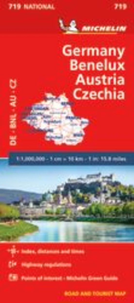 Mapa National Germany Benelux Austria Czechia 2021
